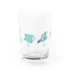 おうめうおの全形態（カラー） Water Glass :front