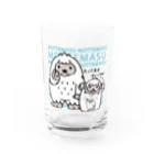 イラスト MONYAAT の CT111 YETI is yeah*A*エコバッグもってます Water Glass :front