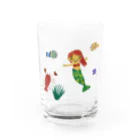 Momo's factoryのうみのものがたり Water Glass :front