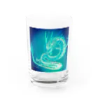 御心.ismの龍神COLOR碧 Water Glass :front