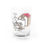 イラスト MONYAAT のCT112 YETI is yeahの家でお茶 Water Glass :front