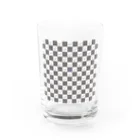 FreeStylersの【FreeStylers】style check in logo Water Glass :front