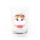 wokasinaiwoのひめちゃんドアップ Water Glass :front