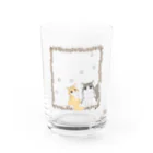 yoshiikanのねこにひき Water Glass :front