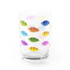 魚子のカラフルウツボ Water Glass :front