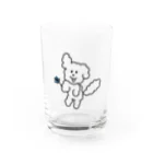 inuwotoru's omiseのちびビションくんとはな Water Glass :front