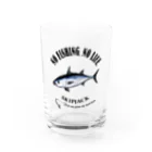 猫と釣り人のKATSUO_EB_1CW Water Glass :front