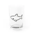 サメ わりとおもいのわりとシンプルなサメ2021 Water Glass :front