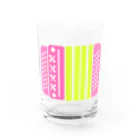 グッズショップのドットボタンアコーディオン春 Water Glass :front