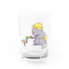 未来のはんぶんこしよ Water Glass :front