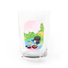 sagaoujiのおはなみピクニック Water Glass :front