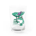 イラスト MONYAAT のオレサマガエル Water Glass :front