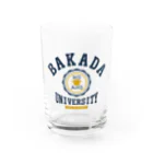 グラフィンのバカダ大学 BAKADA UNIVERSITY Water Glass :front