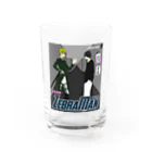 【Zebra channel 公式SHOP】 しまうま工房のZebraMan 第2巻 “奇襲” Water Glass :front