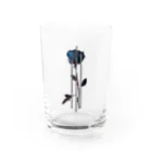 penoitrodのBlue rose Water Glass :front