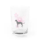 ふうふうたかのイタリアン・グレーハウンド Water Glass :front