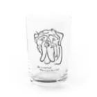 Kazuki Shibataのナポリタン・マスティフ Neapolitan Mastiff Water Glass :front