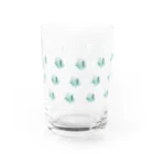 たいやき定食屋の四角いぬ Water Glass :front