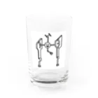 換気扇ウサギのニソクホコウ02 Water Glass :front