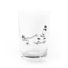 TANOSHINDAMONGACHI のゴートゥカフェ　お散歩 Water Glass :front