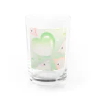 aiart aimiのハートを見つけたイルカちゃん Water Glass :front