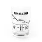 新商品PTオリジナルショップの熊ノ平駅観光案内看板（下地無し） Water Glass :front