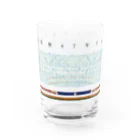 新商品PTオリジナルショップの昭和47年信越本線ダイヤグラム Water Glass :front