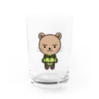 FreeStyleのクマさんキャンパー Water Glass :front