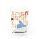 むつ さとしのいろどり家族の1シーン Water Glass :front