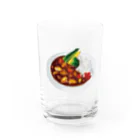 chocochoの大好きカレーライス Water Glass :front