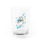 カンフーうどん屋さんのお風呂好きな人へ Water Glass :front