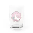 音翠アイラ☘️🕊🌸(おとみあいら)の音翠アイラ・ライブグッズ（しろっぽー） Water Glass :front