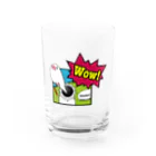moco’s shopのWow!buncho!!白文鳥 Water Glass :front