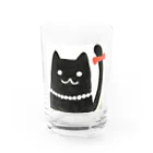 lottyのどこへでもいくファニーキャット Water Glass :front