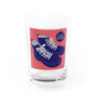 矢澤組のSUZURIのHAPPY SHOPPING Water Glass :front