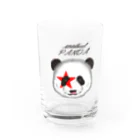 田中ザビエル世界のどうぶつのメタルヘッドパンダ Water Glass :front