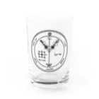 秋神屋の木星第四の護符 Water Glass :front