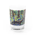 かつてのかとうの森の青うさぎ Water Glass :front