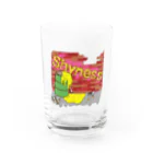 shyness のshyness oil ストリートアート Water Glass :front