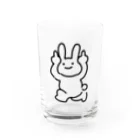 パッパラパーティのパリピのうさぎ Water Glass :front