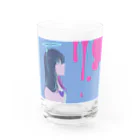 宵宮ルリジサの滴　グラス Water Glass :front