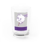 酒丸酔子🐱🍺のタバコと猫耳ー名前書くスペースがあるよー Water Glass :front