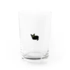 黒豆堂のくろまめ Water Glass :front