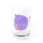 酒丸酔子🐱🍺のSAKEMARUの頭 Water Glass :front