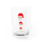 2秒で愛されマシュマロボディの2秒でメリークリスマス Water Glass :front