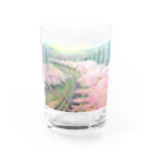 志瓜のSUZURIの桜の海 Water Glass :front