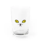 まつだあゆのすずりのねこグラス・きん Water Glass :front