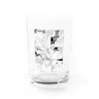 インコグッズのお店　ラブバード亭の花丸の冒険　コミック柄 Water Glass :front