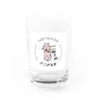 ぺごぱ猫のグッズのぺごぱネコ Water Glass :front