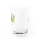 ブリキ屋の猫とスイセン2 Water Glass :front